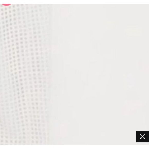 Chicos White Faux Leather Blazer Jacket Mesh Open Front Chicos Size 0 Small - Picture 4 of 11